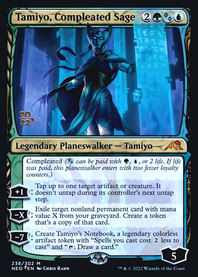 Tamiyo, Compleated Sage [Kamigawa: Neon Dynasty Prerelease Promos] | Impulse Games and Hobbies