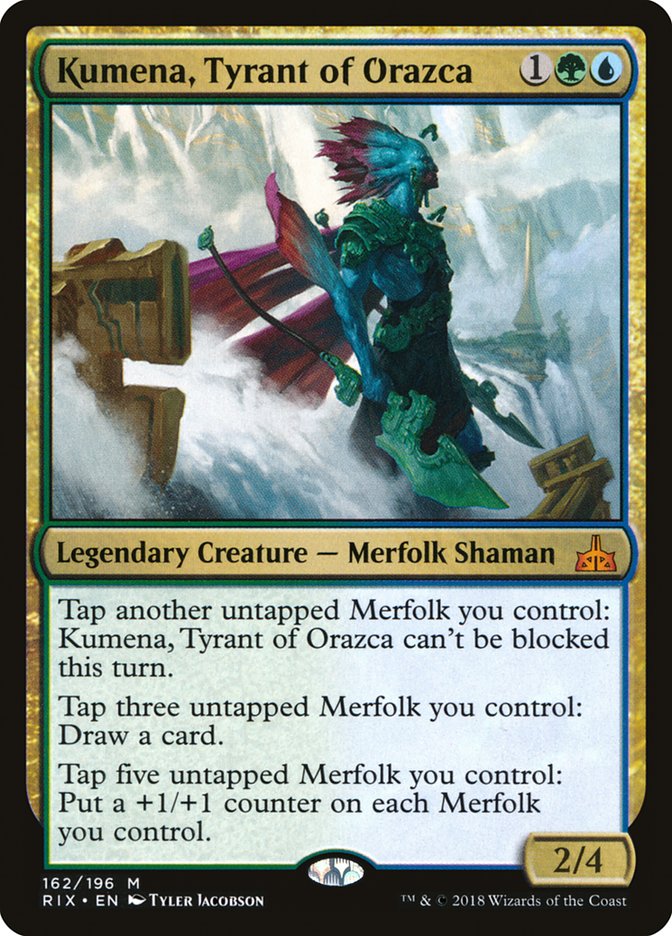 Kumena, Tyrant of Orazca [Rivals of Ixalan] | Impulse Games and Hobbies