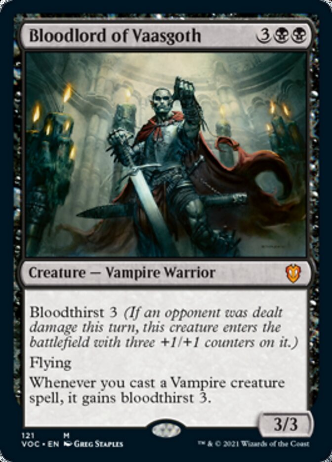 Bloodlord of Vaasgoth [Innistrad: Crimson Vow Commander] | Impulse Games and Hobbies