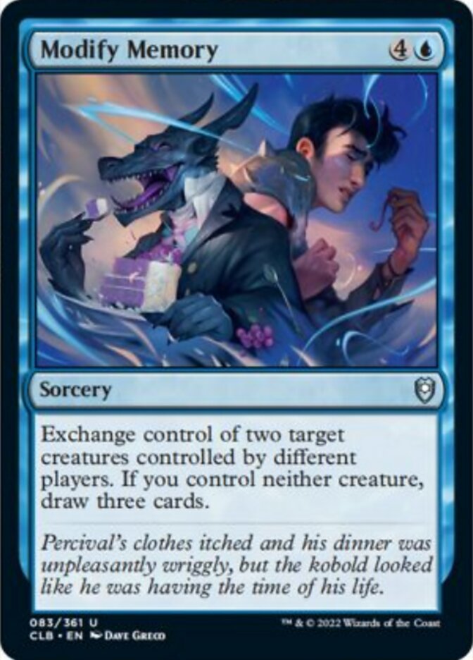 Modify Memory [Commander Legends: Battle for Baldur's Gate] | Impulse Games and Hobbies