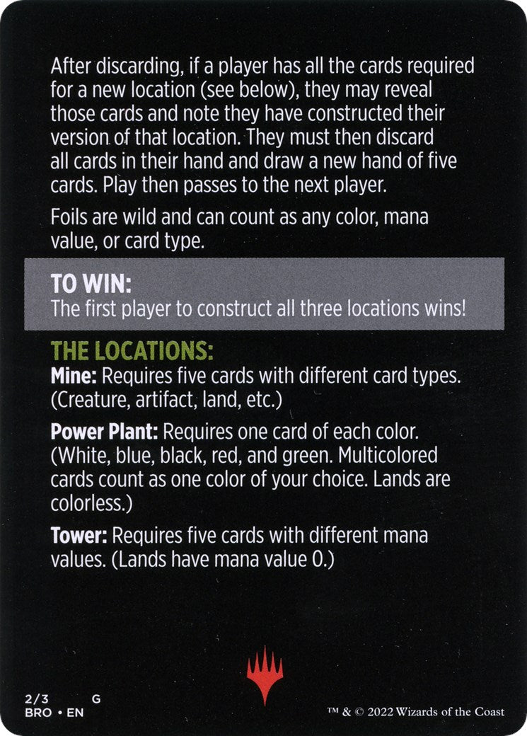 Urza's Blueprints (Magic Minigame) [The Brothers' War Minigame] | Impulse Games and Hobbies