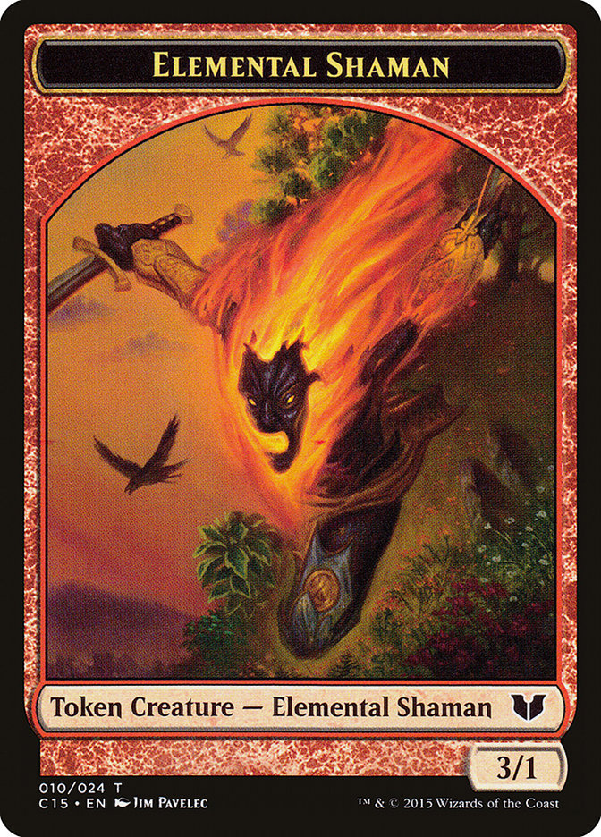 Elemental Shaman Token [Commander 2015 Tokens] | Impulse Games and Hobbies