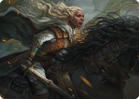 Eowyn, Fearless Knight Art Card [The Lord of the Rings: Tales of Middle-earth Art Series] | Impulse Games and Hobbies