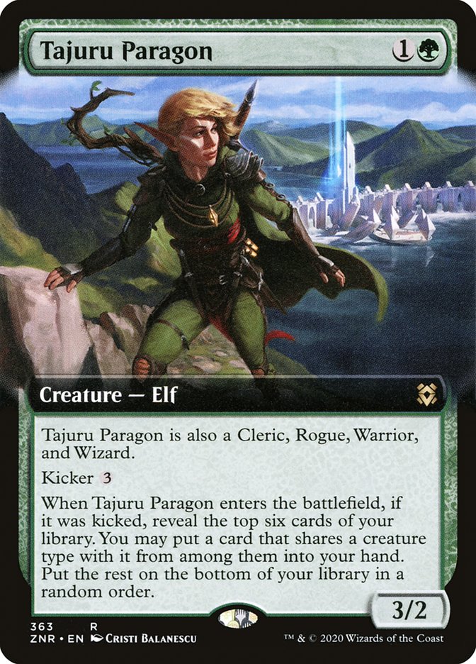 Tajuru Paragon (Extended Art) [Zendikar Rising] | Impulse Games and Hobbies