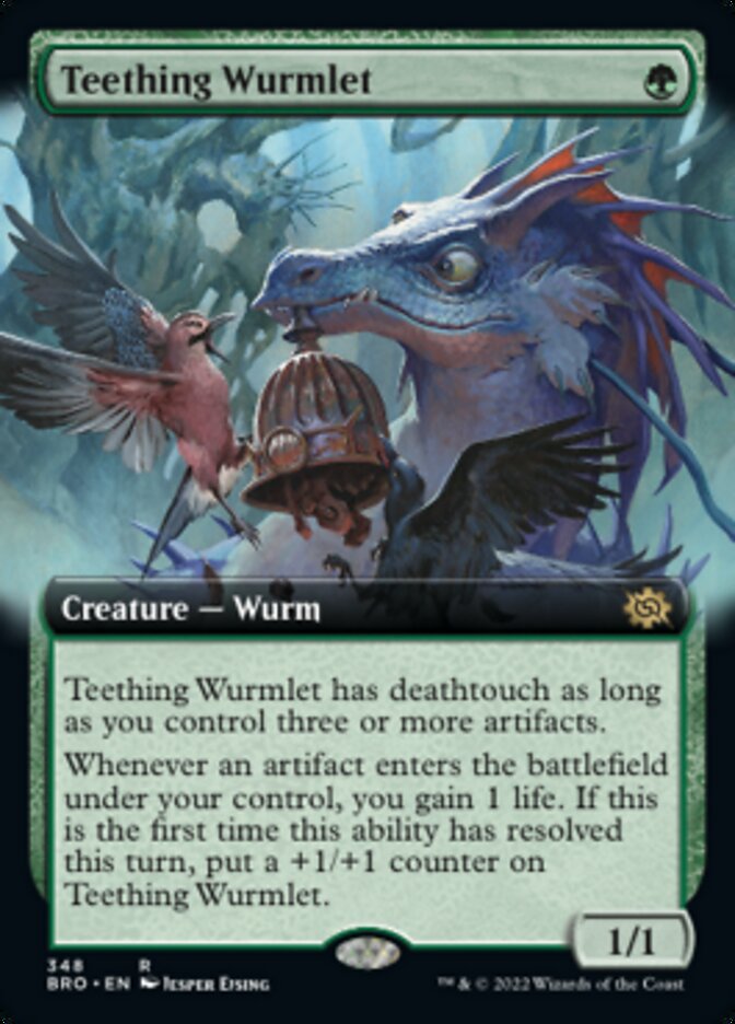 Teething Wurmlet (Extended Art) [The Brothers' War] | Impulse Games and Hobbies