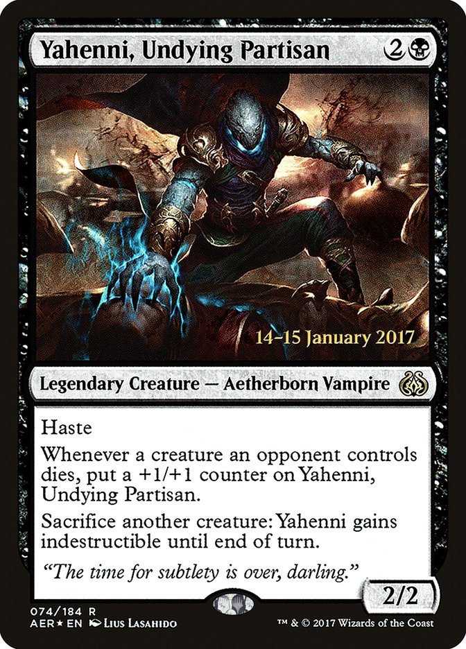 Yahenni, Undying Partisan [Aether Revolt Prerelease Promos] | Impulse Games and Hobbies