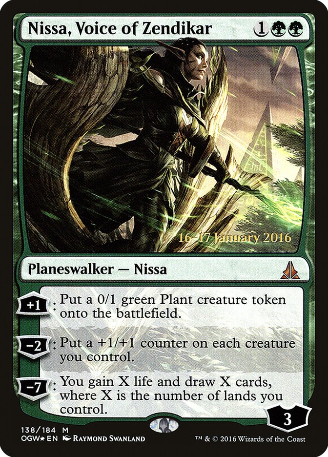 Nissa, Voice of Zendikar [Oath of the Gatewatch Prerelease Promos] | Impulse Games and Hobbies