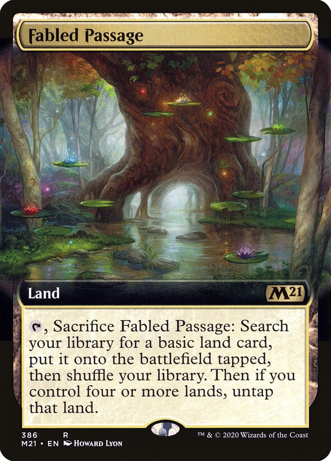 Fabled Passage (Extended Art) [Core Set 2021] | Impulse Games and Hobbies