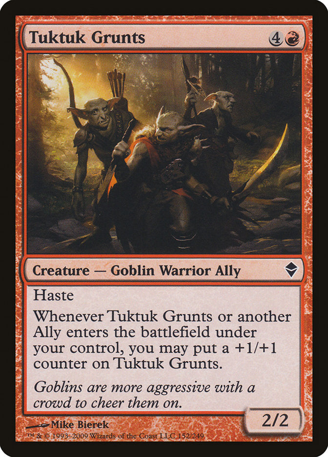 Tuktuk Grunts [Zendikar] | Impulse Games and Hobbies