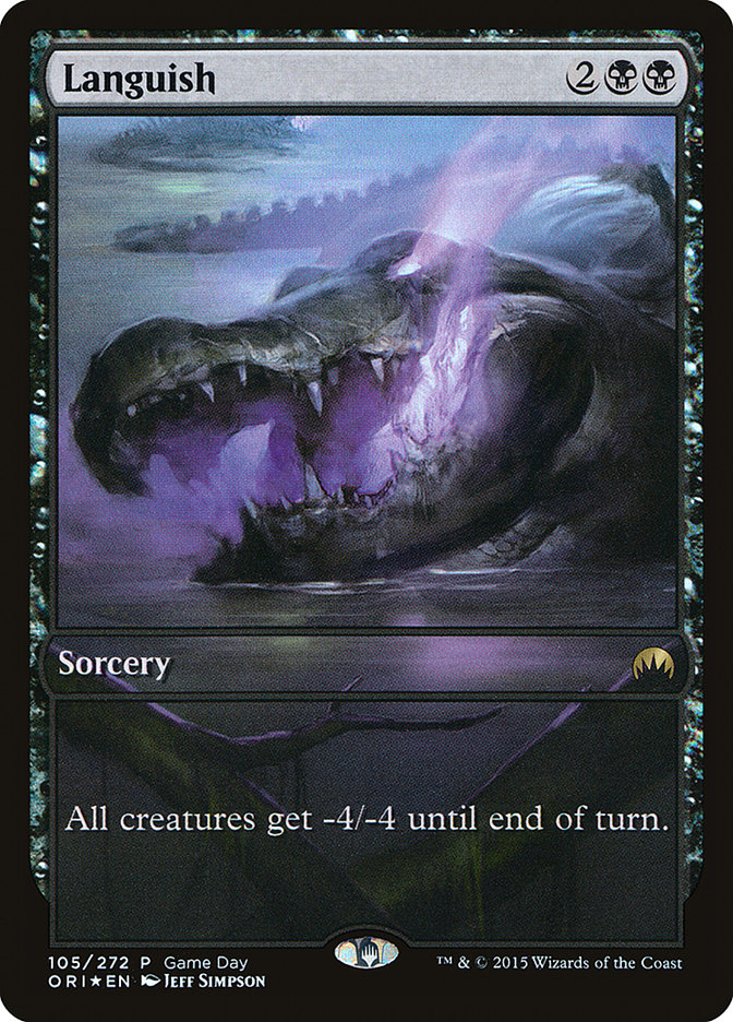 Languish (Game Day) (Full Art) [Magic Origins Promos] | Impulse Games and Hobbies