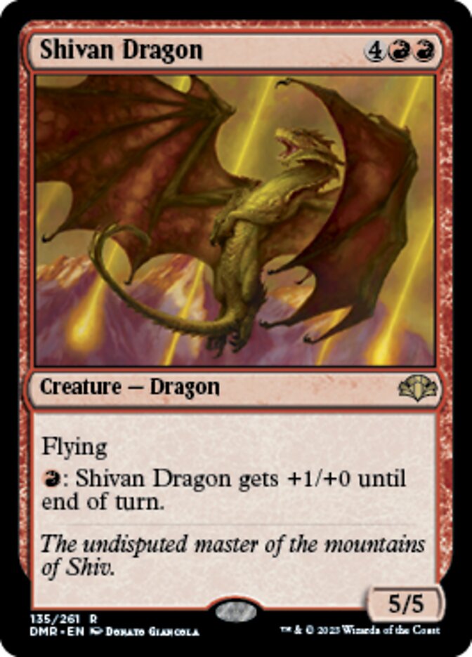 Shivan Dragon [Dominaria Remastered] | Impulse Games and Hobbies