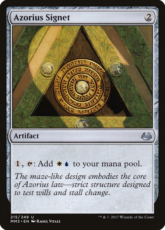 Azorius Signet [Modern Masters 2017] | Impulse Games and Hobbies