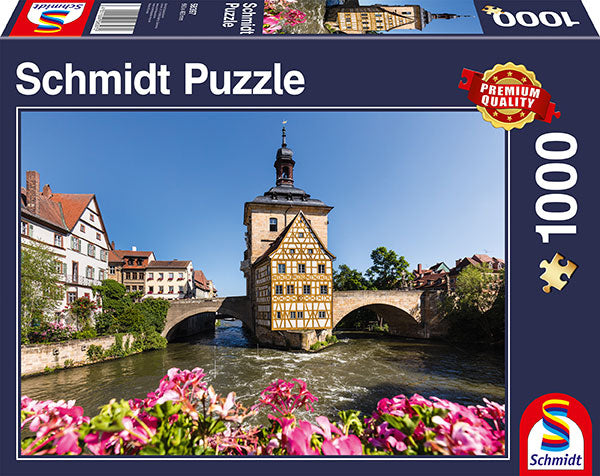 Puzzle: 1000 Bamberg, Regnitz and Old Town Hall | Impulse Games and Hobbies