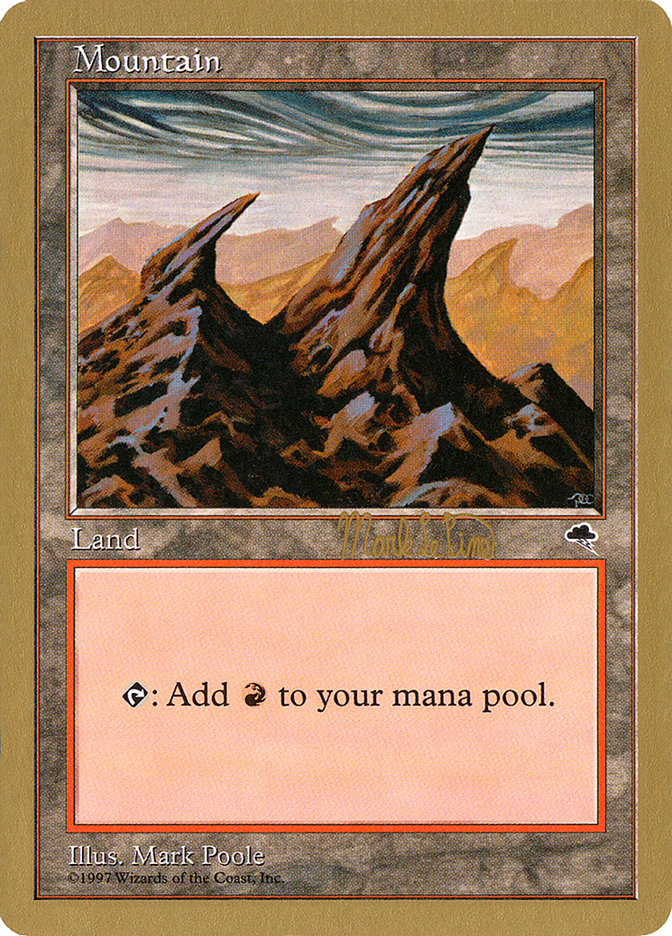 Mountain (mlp344) (Mark Le Pine) [World Championship Decks 1999] | Impulse Games and Hobbies