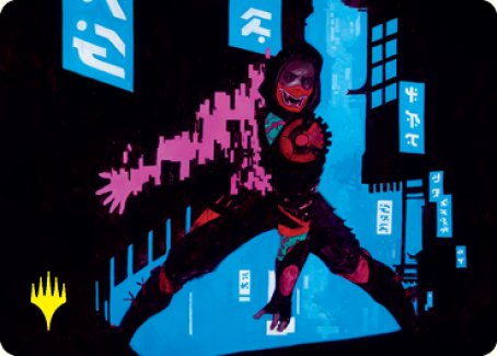 Return to Action Art Card (Gold-Stamped Signature) [Kamigawa: Neon Dynasty Art Series] | Impulse Games and Hobbies