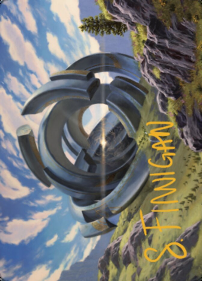 Thran Portal Art Card (Gold-Stamped Signature) [Dominaria United Art Series] | Impulse Games and Hobbies
