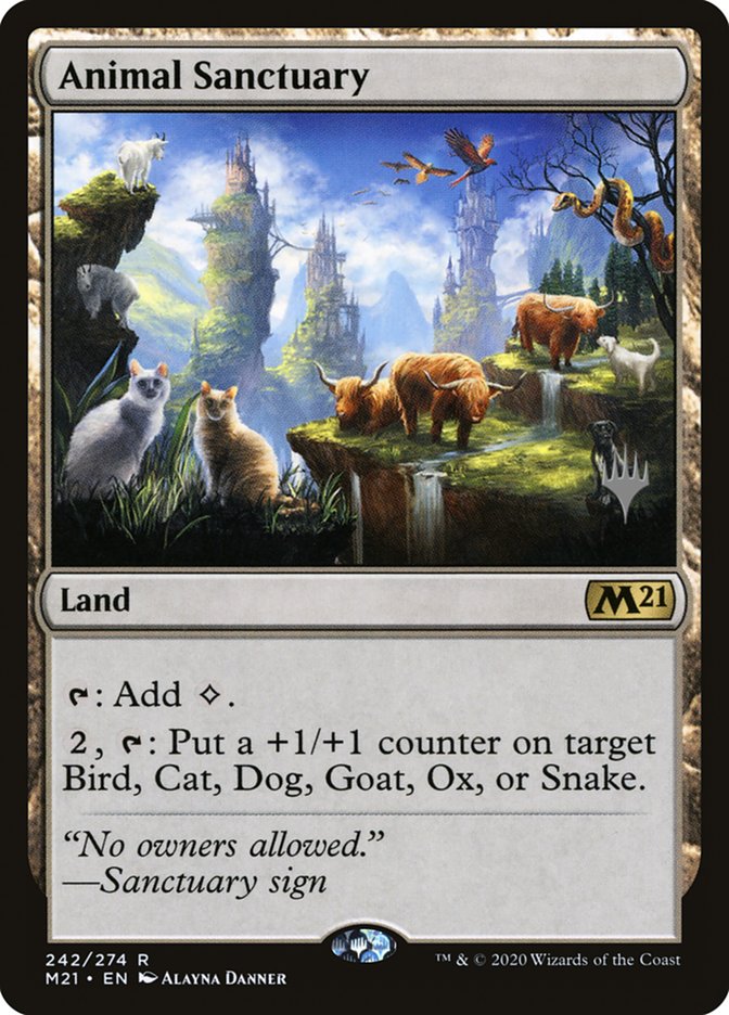 Animal Sanctuary (Promo Pack) [Core Set 2021 Promos] | Impulse Games and Hobbies