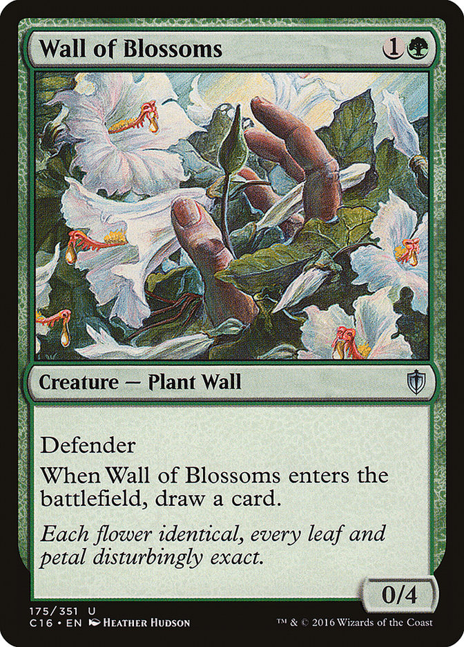 Wall of Blossoms [Commander 2016] | Impulse Games and Hobbies