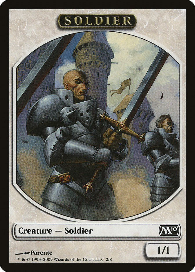 Soldier Token [Magic 2010 Tokens] | Impulse Games and Hobbies