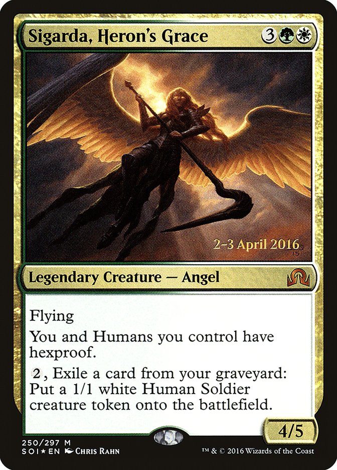 Sigarda, Heron's Grace [Shadows over Innistrad Prerelease Promos] | Impulse Games and Hobbies