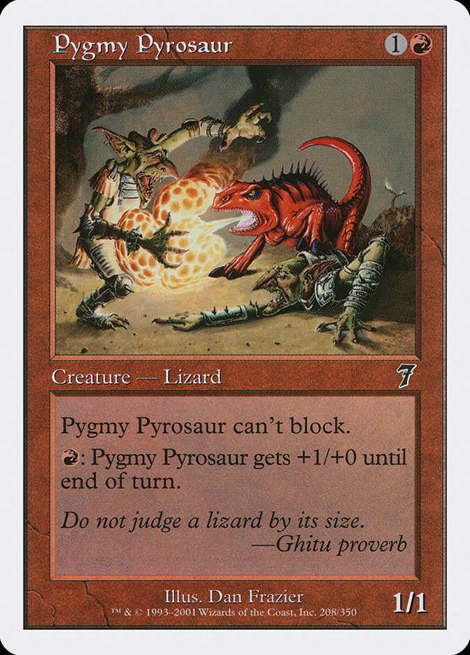 Pygmy Pyrosaur [Seventh Edition] | Impulse Games and Hobbies