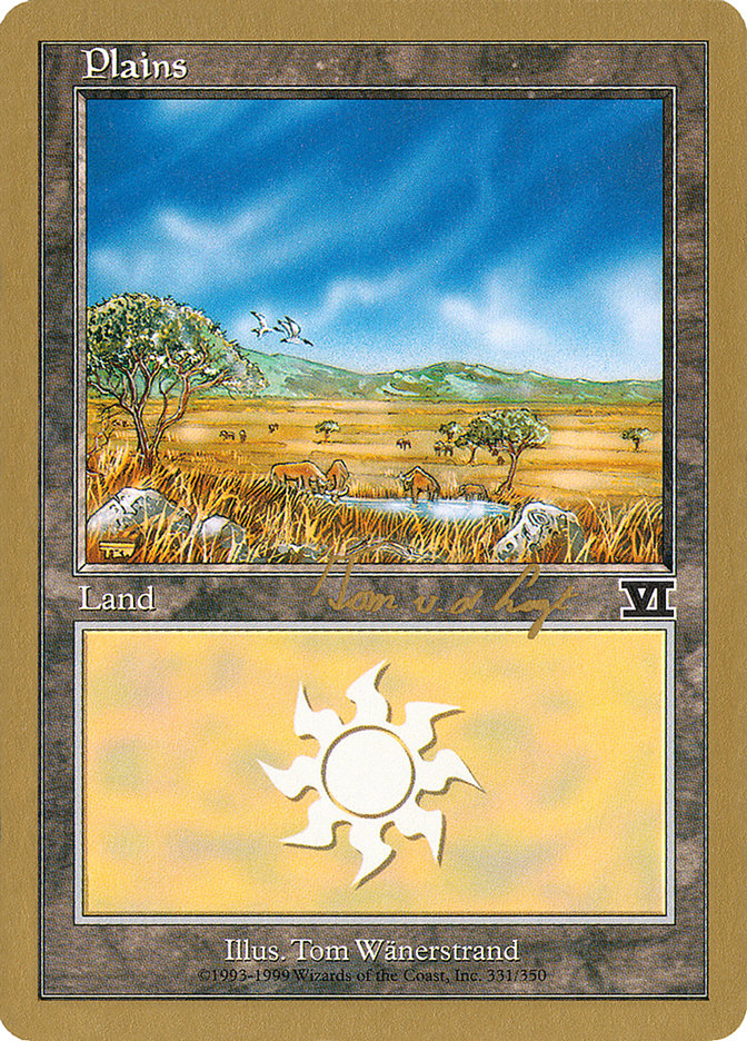 Plains (tvdl331) (Tom van de Logt) [World Championship Decks 2000] | Impulse Games and Hobbies