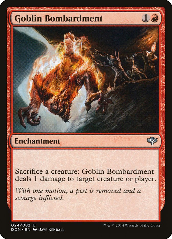 Goblin Bombardment [Duel Decks: Speed vs. Cunning] | Impulse Games and Hobbies