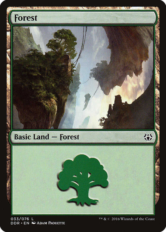 Forest (33) [Duel Decks: Nissa vs. Ob Nixilis] | Impulse Games and Hobbies