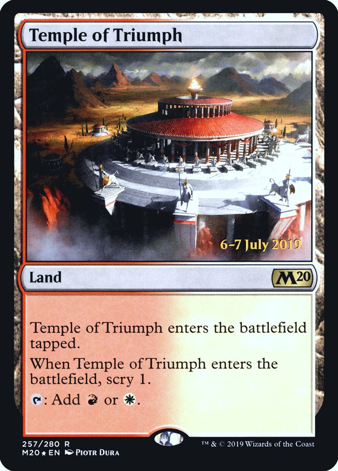 Temple of Triumph  [Core Set 2020 Prerelease Promos] | Impulse Games and Hobbies