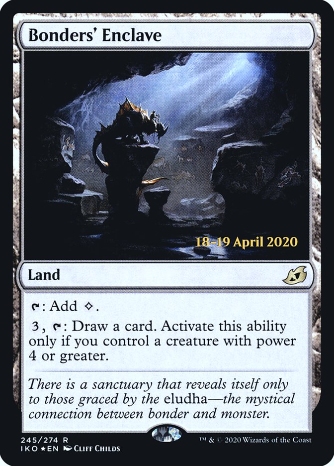 Bonders' Enclave  [Ikoria: Lair of Behemoths Prerelease Promos] | Impulse Games and Hobbies