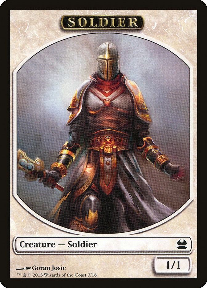 Soldier Token [Modern Masters Tokens] | Impulse Games and Hobbies