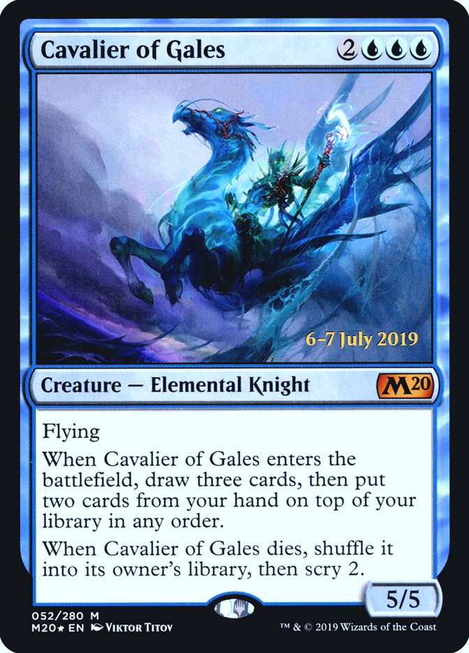 Cavalier of Gales  [Core Set 2020 Prerelease Promos] | Impulse Games and Hobbies