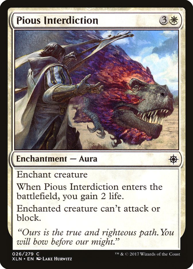 Pious Interdiction [Ixalan] | Impulse Games and Hobbies