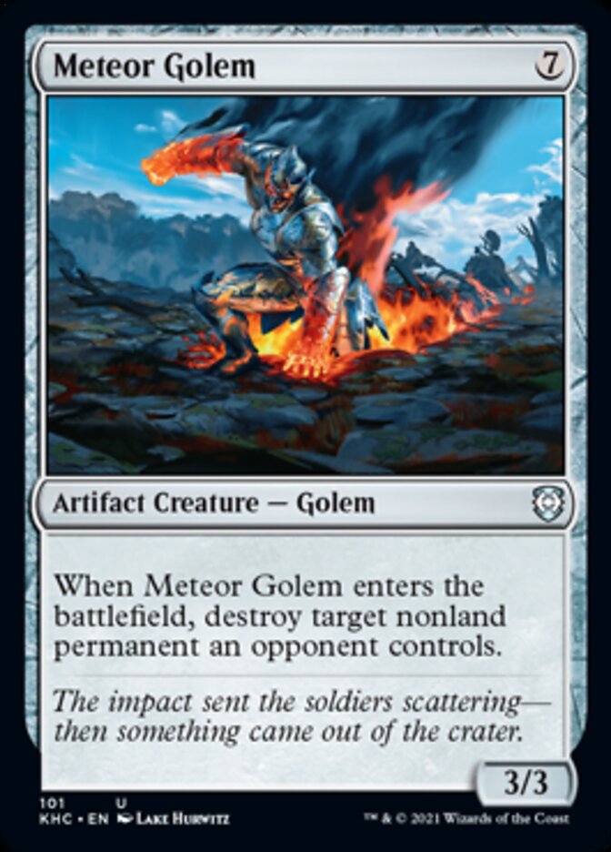 Meteor Golem [Kaldheim Commander] | Impulse Games and Hobbies