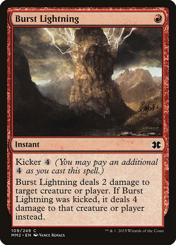 Burst Lightning [Modern Masters 2015] | Impulse Games and Hobbies