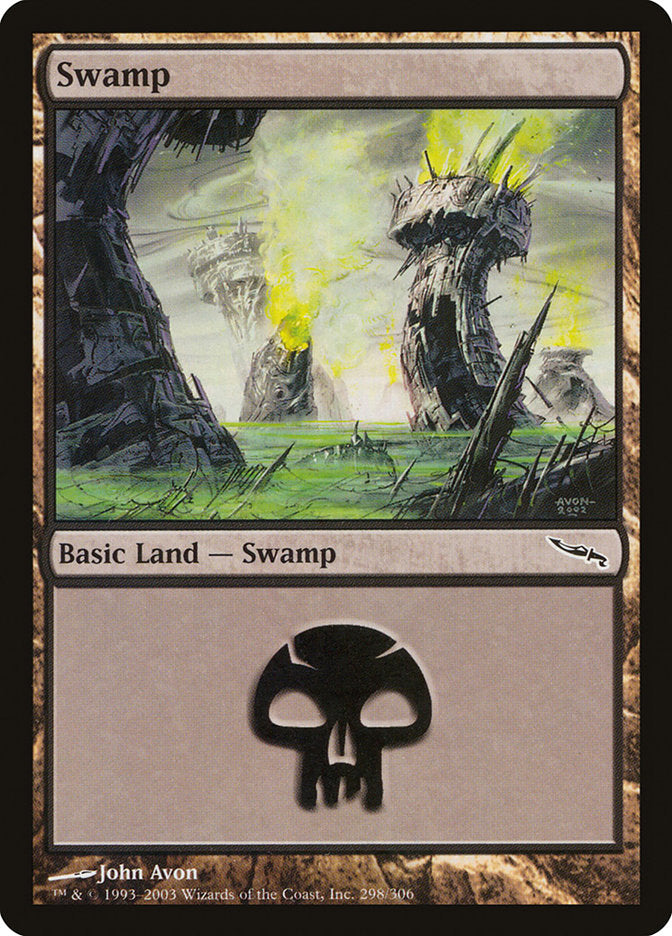 Swamp (298) [Mirrodin] | Impulse Games and Hobbies