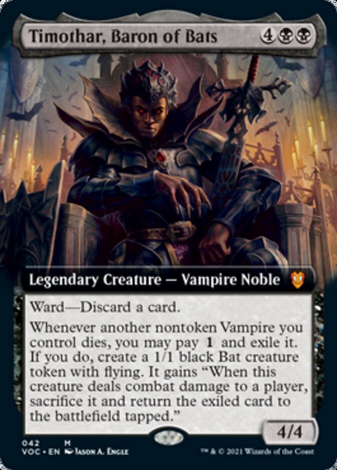 Timothar, Baron of Bats (Extended) [Innistrad: Crimson Vow Commander] | Impulse Games and Hobbies