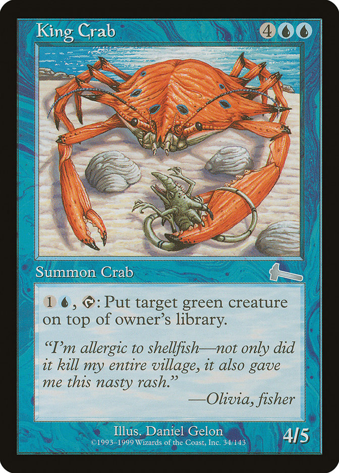 King Crab [Urza's Legacy] | Impulse Games and Hobbies