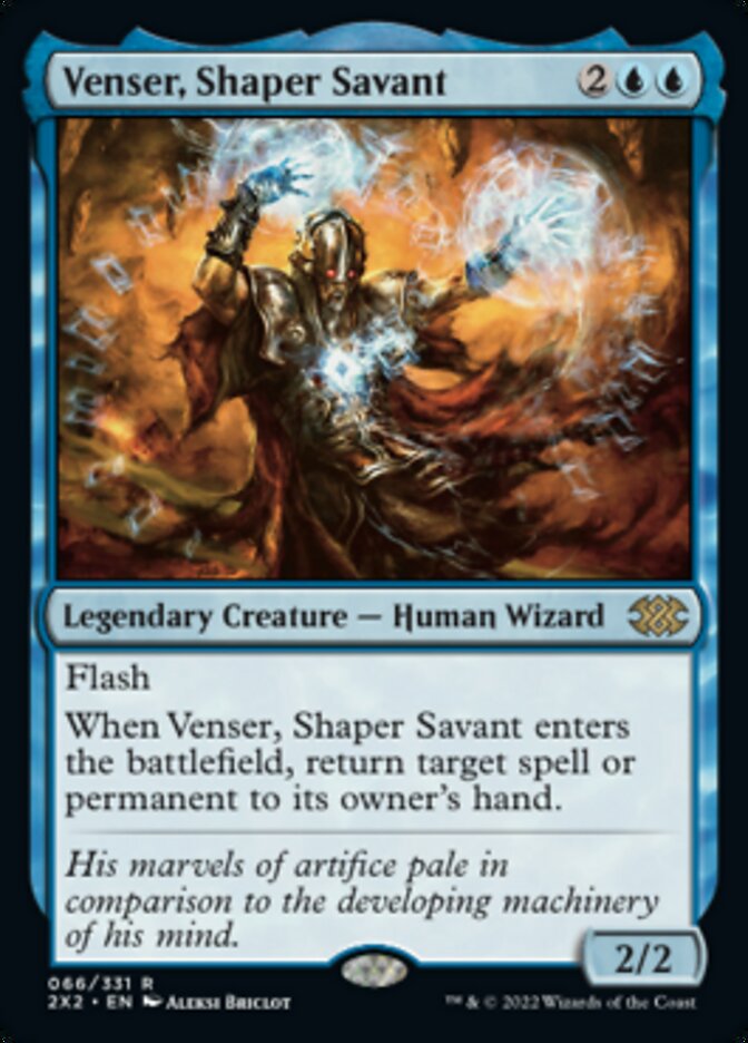 Venser, Shaper Savant [Double Masters 2022] | Impulse Games and Hobbies