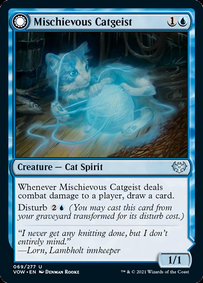 Mischievous Catgeist // Catlike Curiosity [Innistrad: Crimson Vow] | Impulse Games and Hobbies