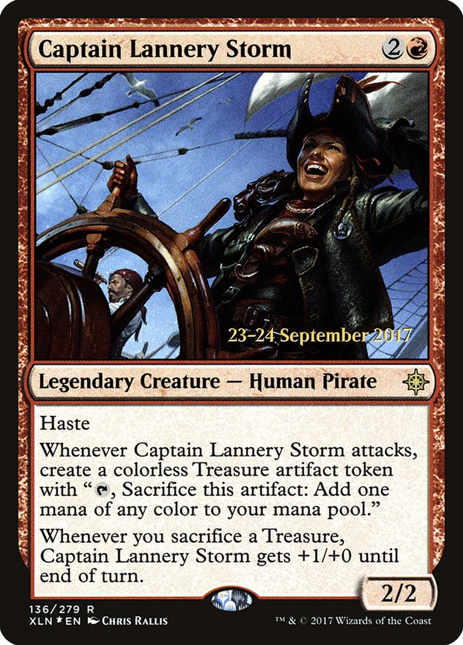 Captain Lannery Storm [Ixalan Prerelease Promos] | Impulse Games and Hobbies
