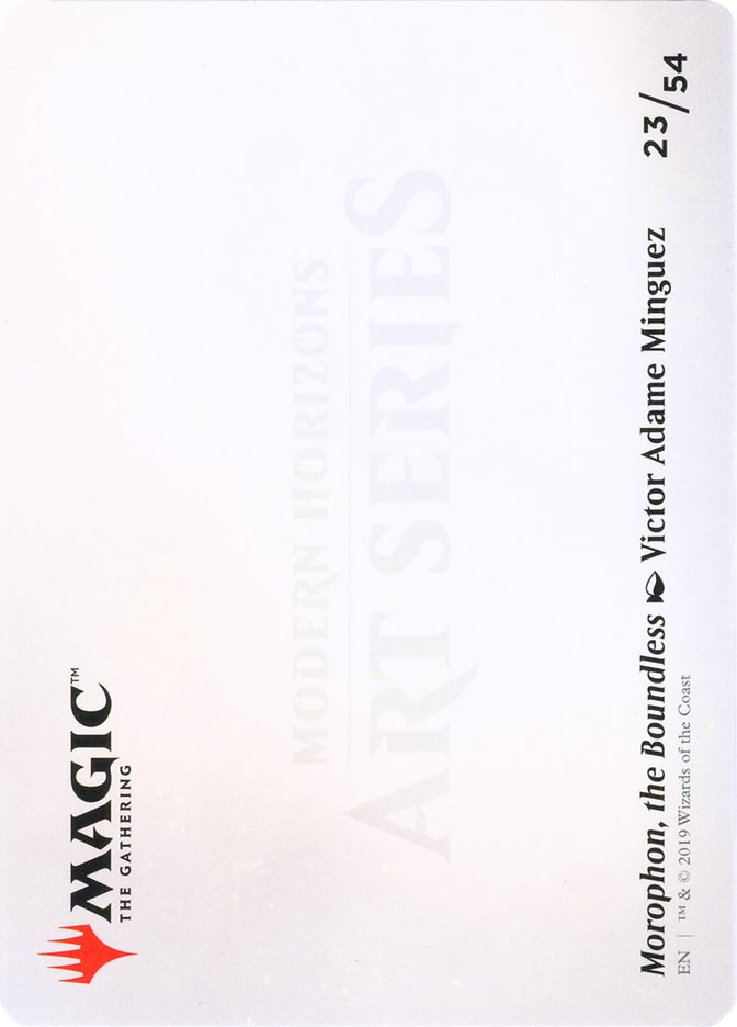 Morophon the Boundless Art Card [Modern Horizons Art Series] | Impulse Games and Hobbies