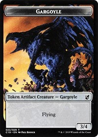 Gargoyle // Egg Double-sided Token [Commander 2019 Tokens] | Impulse Games and Hobbies