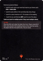 Vampire Wedding Planner (Magic Minigame) [Innistrad: Crimson Vow Minigame] | Impulse Games and Hobbies