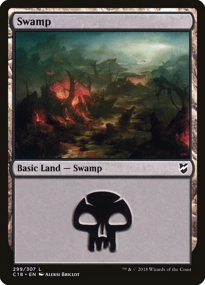 Swamp (299) [Commander 2018] | Impulse Games and Hobbies