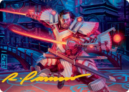 Isshin, Two Heavens as One 1 Art Card (Gold-Stamped Signature) [Kamigawa: Neon Dynasty Art Series] | Impulse Games and Hobbies