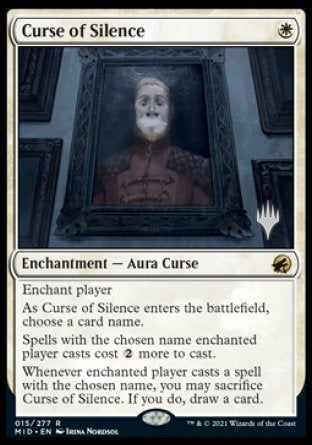 Curse of Silence (Promo Pack) [Innistrad: Midnight Hunt Promos] | Impulse Games and Hobbies