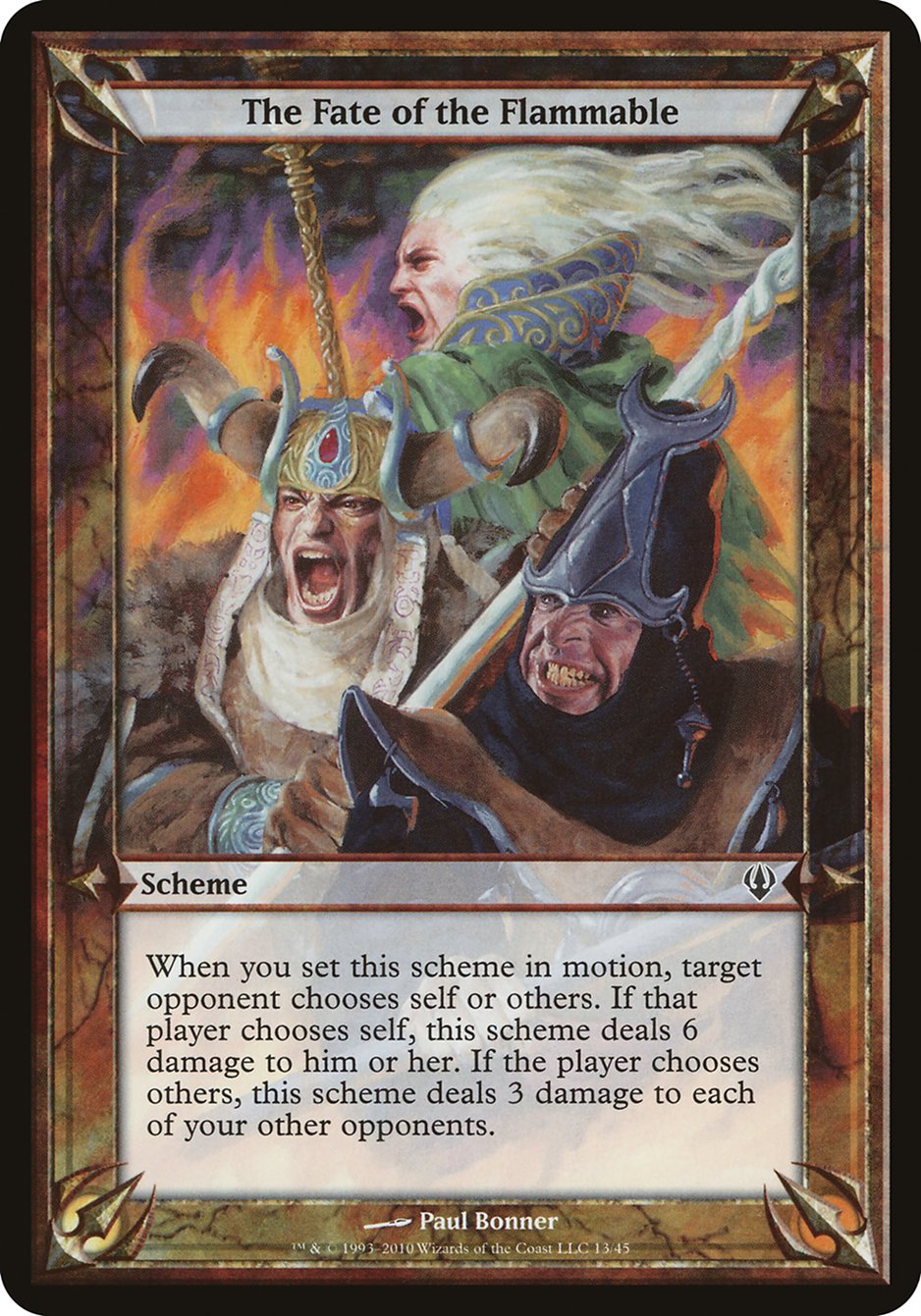 The Fate of the Flammable (Schemes) [Archenemy Schemes] | Impulse Games and Hobbies