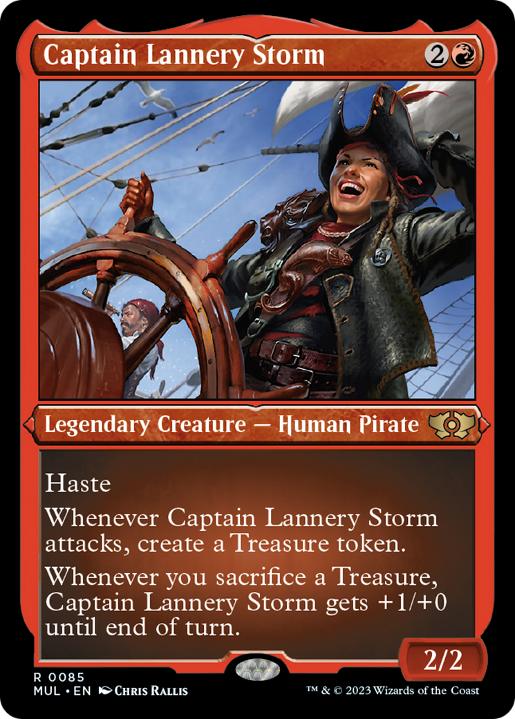 Captain Lannery Storm (Foil Etched) [Multiverse Legends] | Impulse Games and Hobbies