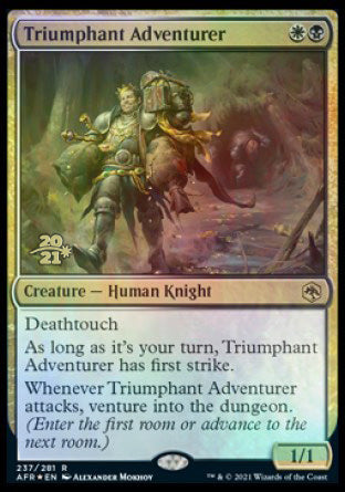 Triumphant Adventurer [Dungeons & Dragons: Adventures in the Forgotten Realms Prerelease Promos] | Impulse Games and Hobbies